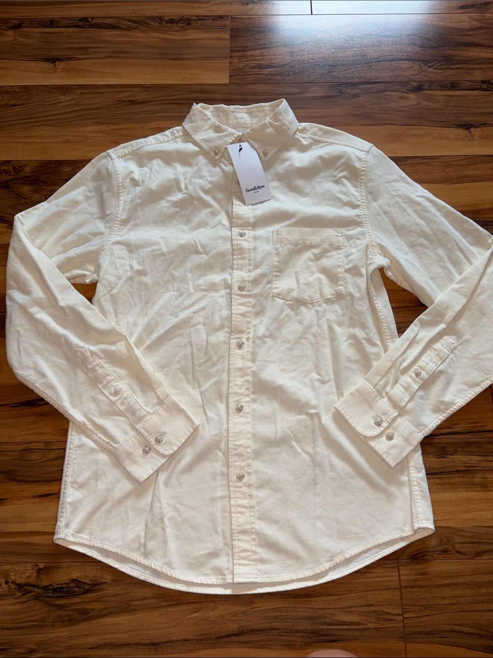 NWT Men’s Goodfellow Button Down Corduroy Dress Shirt